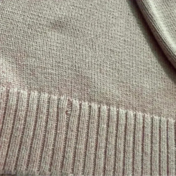 Karen Scott Womens Cozy Warm Pink Marled-Knit Quarter-Zip Sweater Size XL - Picture 7 of 8